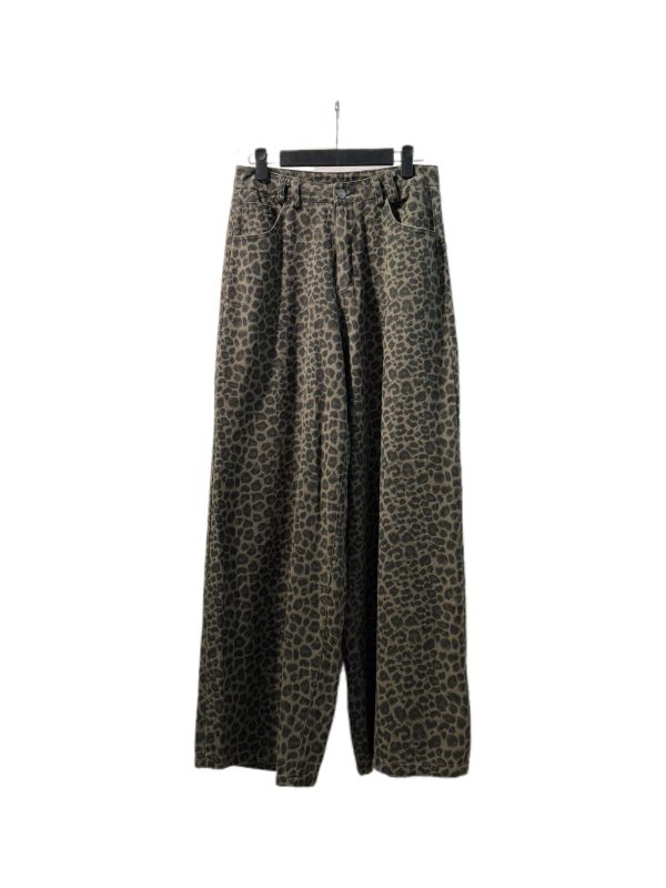 豹紋長褲