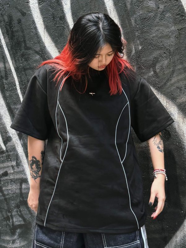 IMG_4842 金屬十字星麂皮短Tee