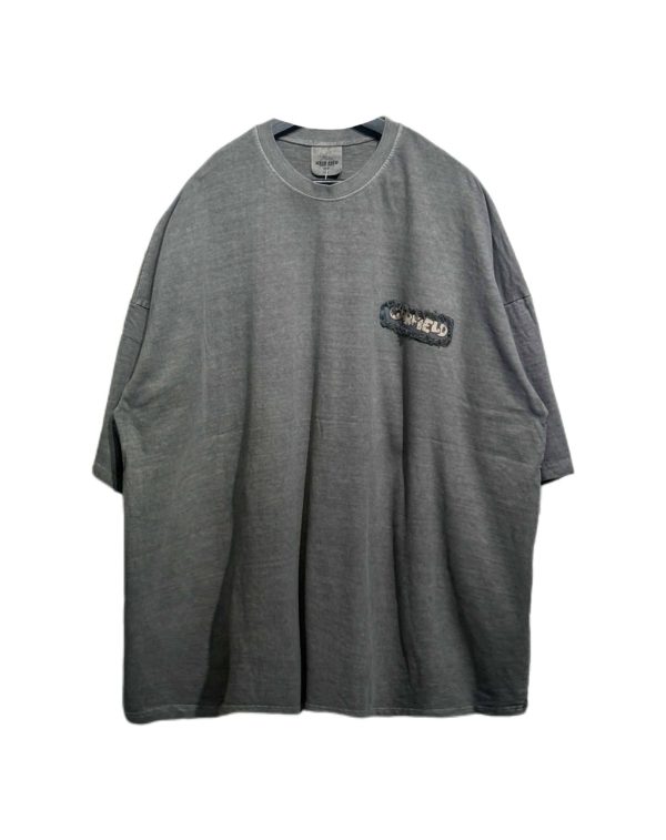 IMG_5698 加菲貓抽鬚拼貼短TEE