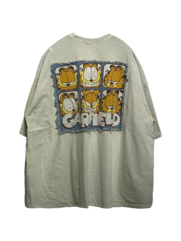 IMG_5701 加菲貓抽鬚拼貼短TEE