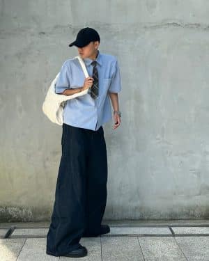 S__4079631_0 CLEAN FIT 寬短襯衫
