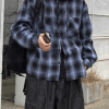 〈官網獨家〉復古格紋磨毛襯衫